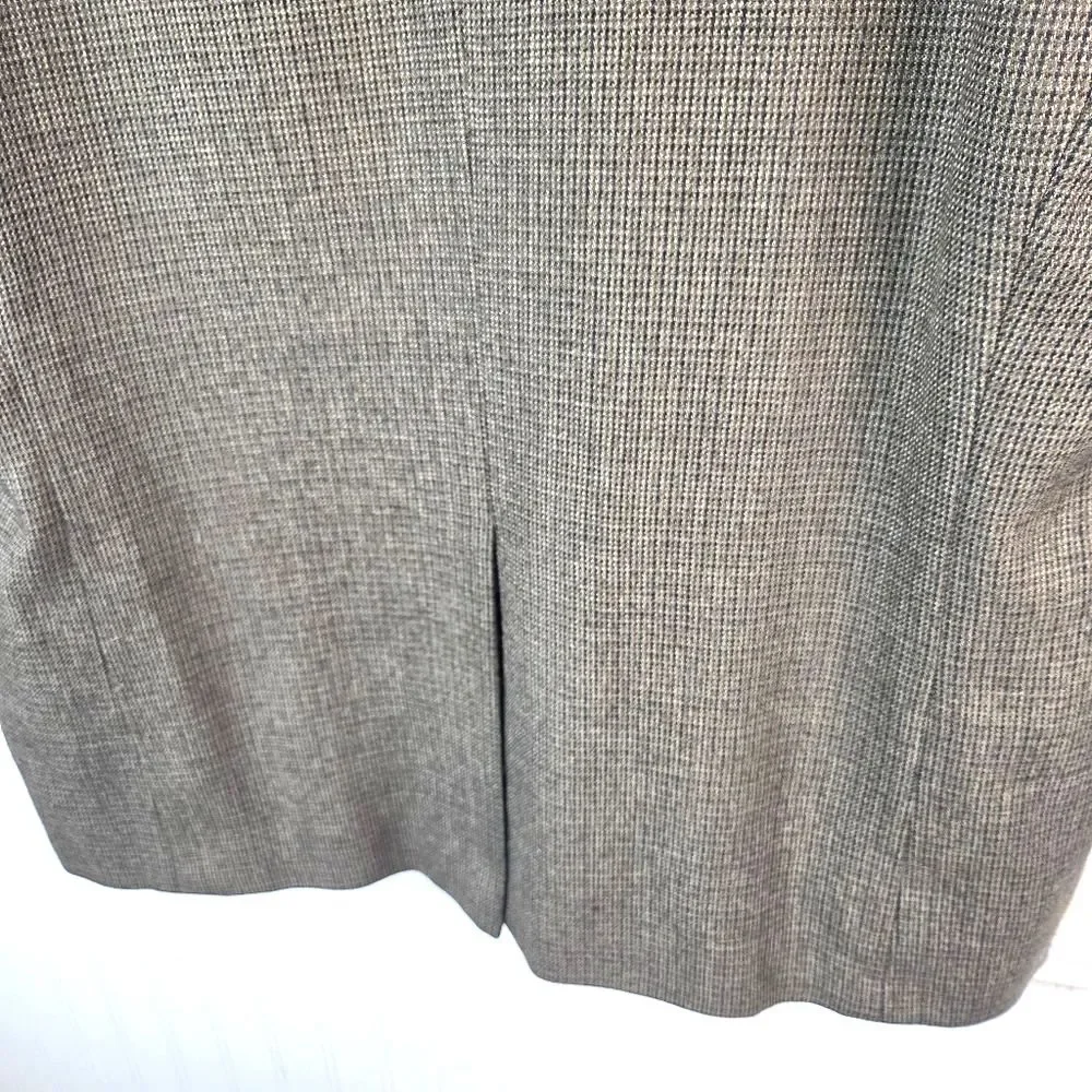 Lauren Ralph Lauren Mens Wool Blazer 48R Sport Coat Lord & Taylor Houndstoooth